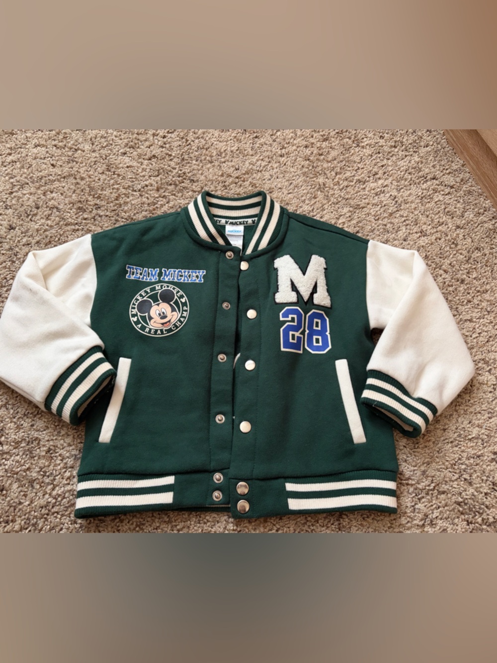 Team Mickey Varsity Jacket